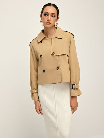 Rebecca | Double Breasted Trench Coat