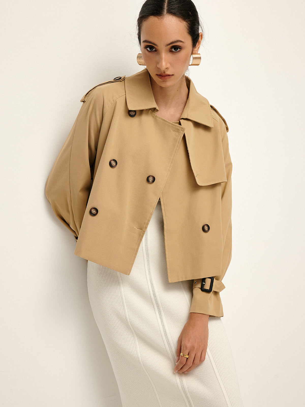 Rebecca | Double Breasted Trench Coat