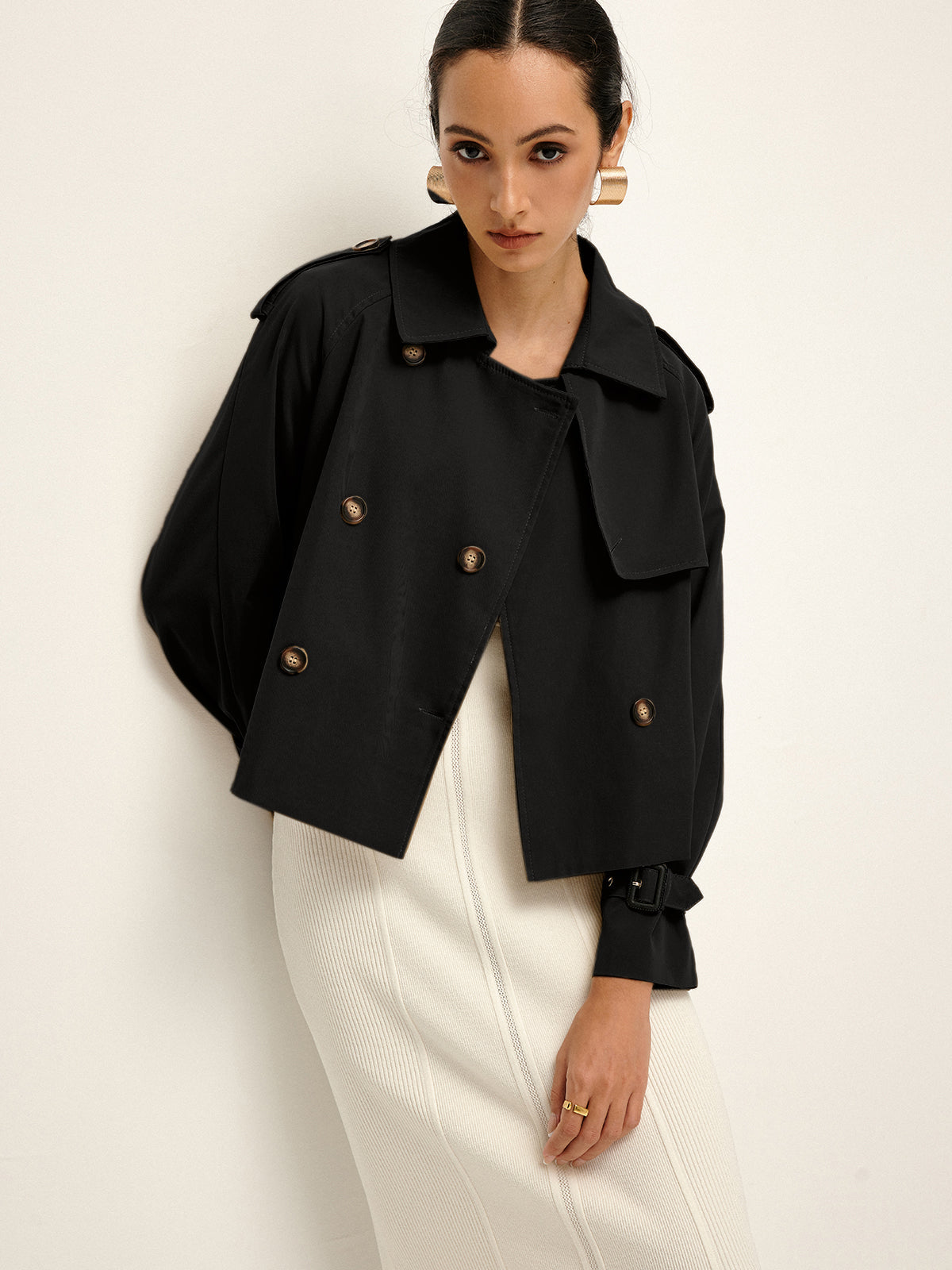 Rebecca | Double Breasted Trench Coat