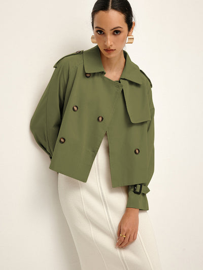 Rebecca | Double Breasted Trench Coat