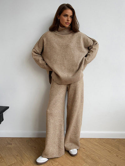 Plana | Turtleneck Top and Pants Set