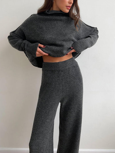 Plana | Turtleneck Top and Pants Set